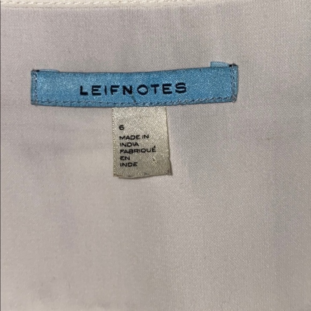 LEIFNOTES Anthro beaded embellished blouse‎ - Picture 5 of 9